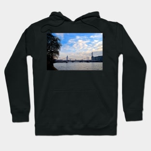 Chelsea Bridge Battersea Power Station London Hoodie